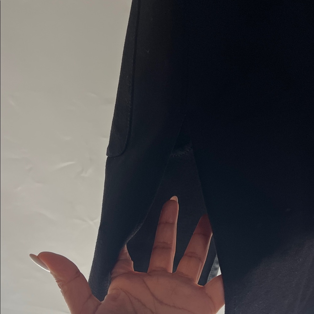 White House Black Market Sleek Black Vest - Picture 9 of 9